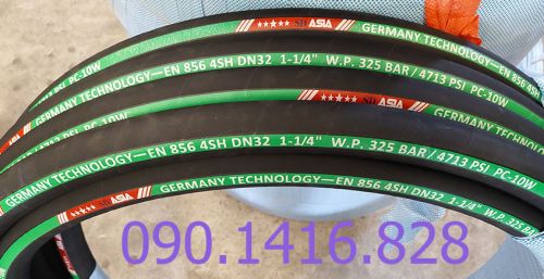 Ống thủy lực 2 lớp bố, ống mềm công nghiệp, nhiều size, ống thủy lực hàng sẵn kho HCM